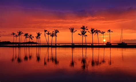 Anaeho Omalu Bay Hawaii Sunset Photograph By Sam Amato Pixels
