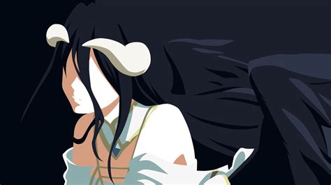 Overlord Wallpaper Albedo Overlord Albedo Minimalist Wallpaper By My