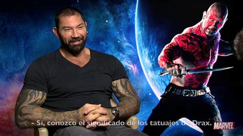 Entrevista Exclusiva A Dave Bautista Por Guardianes De La Galaxia En Español Youtube
