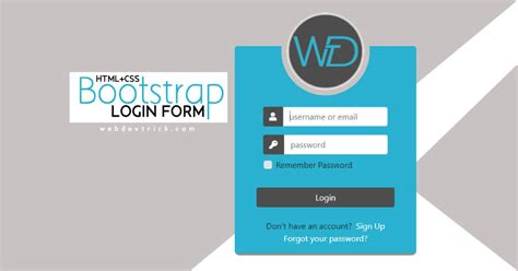 Download Template Login Bootstrap Free Pulp