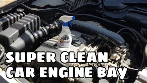 How To Clean A Car Engine At Home Youtube