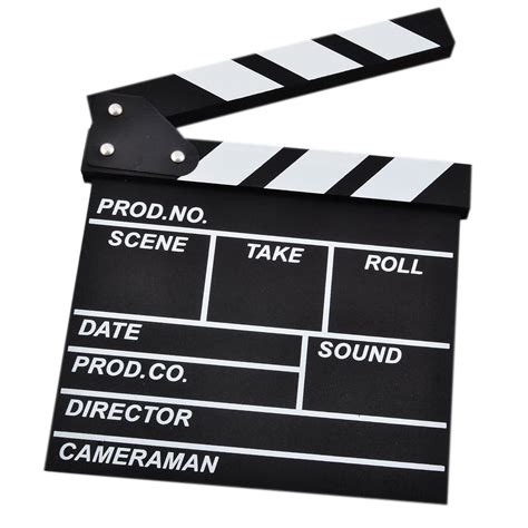 Clapboard Director's Clapper Board Film Cut Action Scene Clapper Board ...