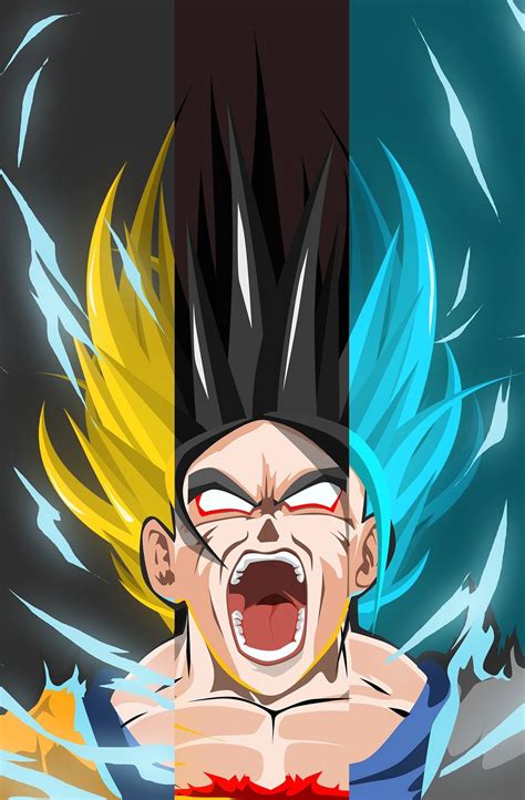 4k Artwork Anime Digital Art Digital Bosslogic Saiyan Dragon Ball Z Son Goku Hd