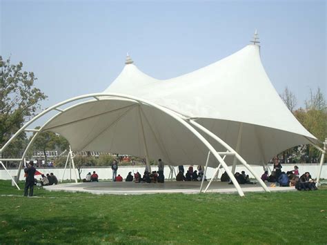 Tensile Structure For Public Spaces Pvdf Ptfe Architectural