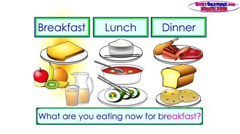 It is from the old french soper. "Breakfast, Lunch, Dinner" Level 2 English Lesson 16 CLIP ...