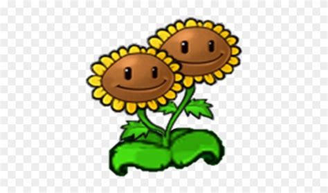 Sunflower Clipart Plant Vs Zombie Plants Vs Zombies Twin Sunflower