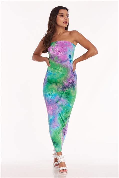 tie dye tube maxi dress green discovery clothing tube maxi dresses cute clothes for women