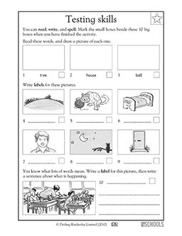 Language arts worksheet 1st grade. Language Arts Worksheet 1st Grade - Free Worksheet
