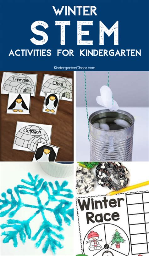 Winter Stem Ideas For Your Classroom Kindergarten Chaos