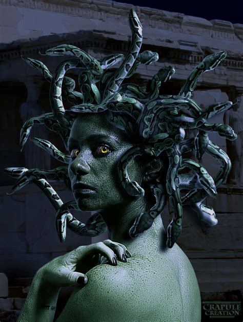 Gorgon Celine By Crapulecreation On Deviantart Medusa Gorgon Medusa Art Medusa