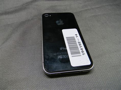 Apple Iphone 4 Model A1332 Emc 3808 16gb Mobile Phone Black