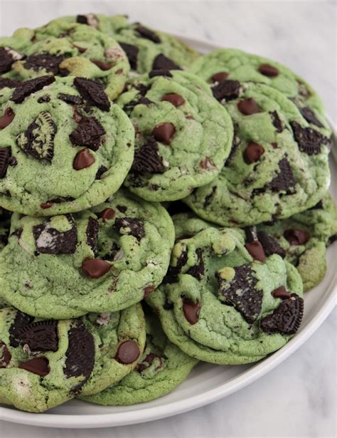 Mint Chocolate Chip Oreo Cookies Six Vegan Sisters