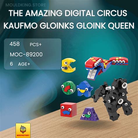 Moc Factory 89200 The Amazing Digital Circus Kaufmo Gloinks Gloink