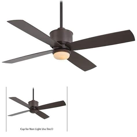 Buy Strata 52 In Led Indooroutdoor Oil Rubbed Bronze Ceiling Fan With