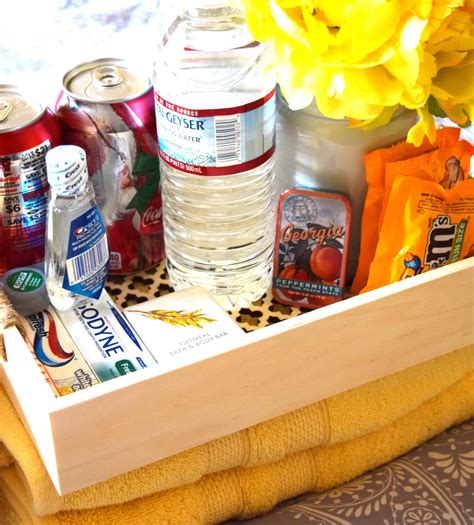 Caits Cozy Corner A Welcome Basket For Your Guests