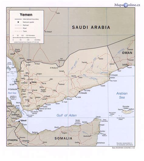 Mapa Jemenu MapaOnline Cz