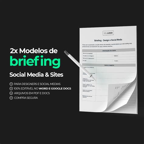 Modelo De Briefing Social Media