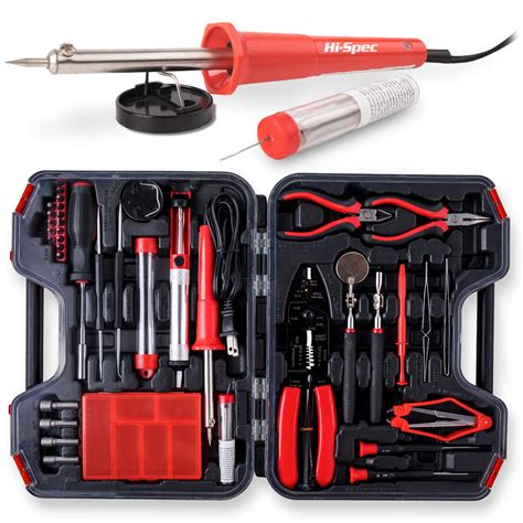 Hi Spec 60 Piece Electronics Electrical Engineer Tool Kit With 30w