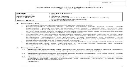 Soal Ulangan Bahasa Indonesia Kelas 7 Teks Deskripsi - Tugas Sekolah