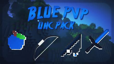 Minecraft Pvp Texturepack Blue Pvp Uhc Fps Boost Youtube