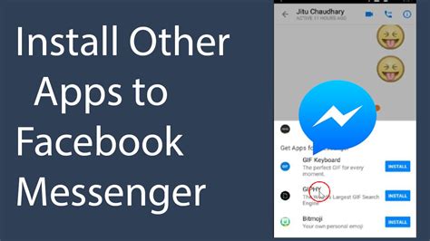 How To Install Or Add Other Apps To Facebook Messenger Youtube