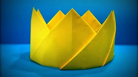 Origami Crown How To Make A Paper King Crown Diy Easy Origami Art
