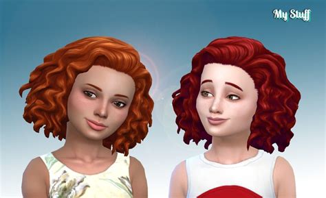 Lilsimsie Faves — Medium Mid Curly For Girls Sims 4 Curly Hair Sims