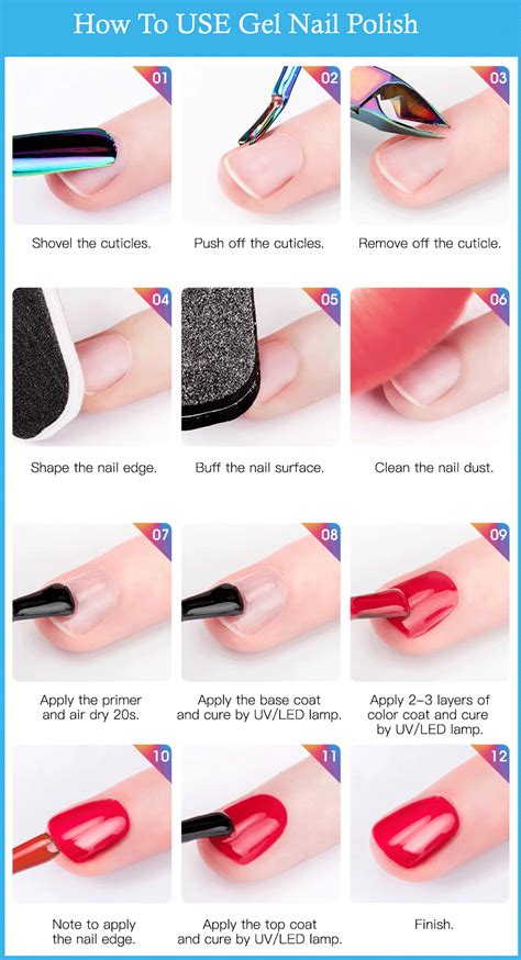 Read on to find out more about the key differences between led and uv nail lamps… Nail Polish How to Use Gel nail Polish - Pugnent.com in ...
