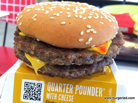 Mcdonald S Double Quarter Pounder Uk Quarter Pounder With Cheese