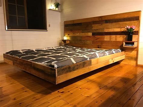 Recycleme Creations Sur Instagram Today We Finished This Beauty King Size Floating Bed