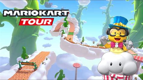 Mario Kart Tour Sky Garden T Lakitu Party Time Gameplay Youtube