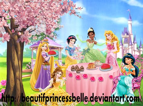 Disney Princesses Royal Tea By Beautifprincessbelle On Deviantart