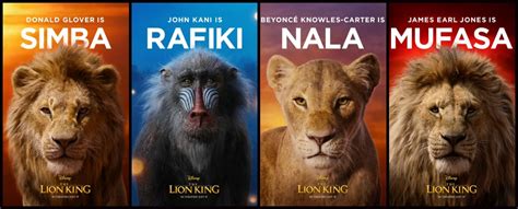 Disney Debuts 11 Gorgeous Character Posters For The Lion King