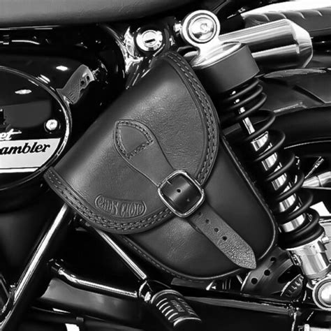 Rocker Premium Leather Bag For Triumph Motorcycle Models Ends Cuoio
