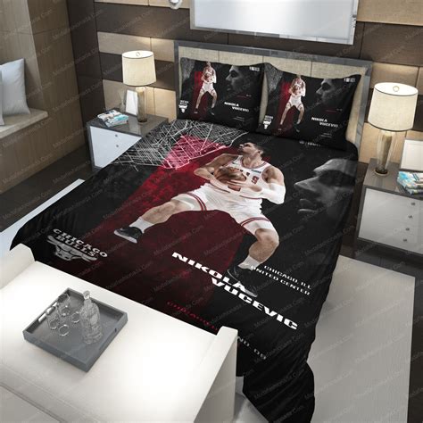 Nikola Vucevic Chicago Bulls Nba 206 Bedding Sets Please Note This Is