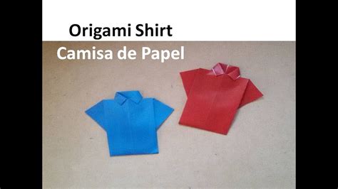 Diy Origami Shirt 👔 Cool Handmade Paper Crafts Cómo Hacer Una Camisa