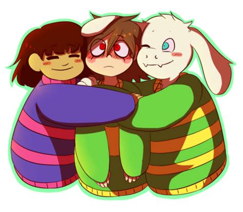 Frisk Asriel And Chara Undertale Know Your Meme