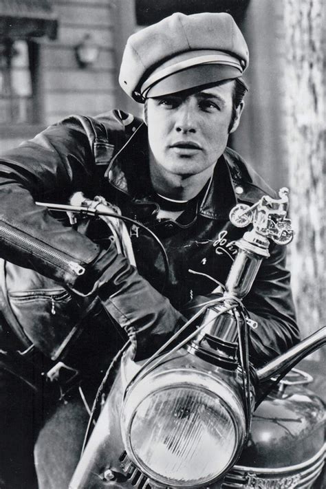 Marlon Brando On Motorcycle In The Wild One Movie Poster 12