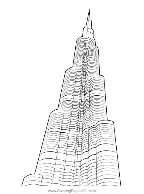 Details 86 Burj Khalifa Sketch Image Ineteachers