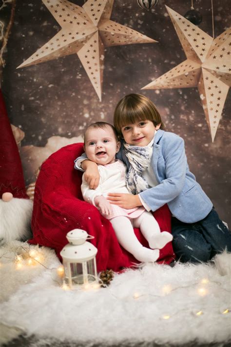 Sesión De Fotos De Navidad Para Niños Y Familias Enamoradas De Esta