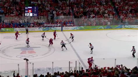 Russia V Canada Mens Ice Hockey Quarter Final Full Match Vancouver