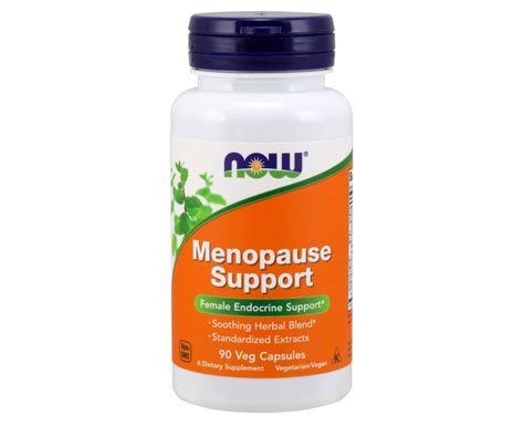 Menopausa Support Veg Capsules 90 Caps NOW Foods PL Suplementos