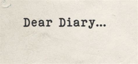 Dear Diary By Kvnelvn