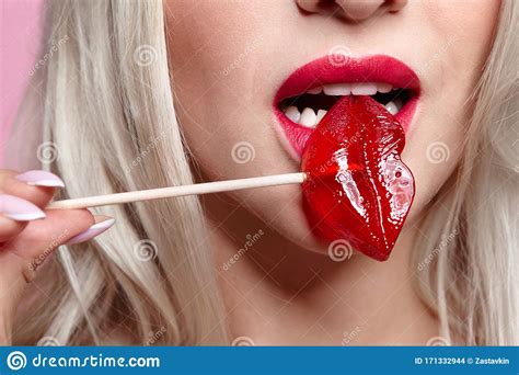 Red Lips Shape Smile Kiss Mosaic Background Stock Image 59847001