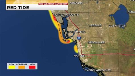 Portion Of Fort Myers Beach Clear Of Red Tide In Latest Fwc Map