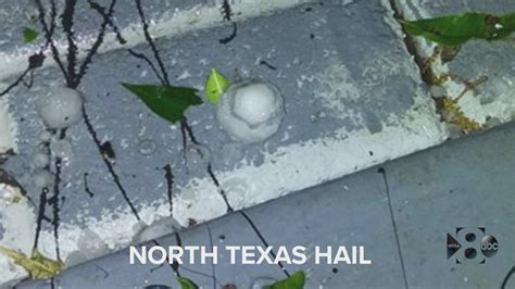 Giant Hail Reported In North Texas