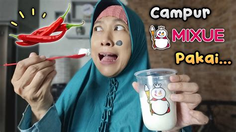 Campur Es Krim Mixue Dengan Aneka Topping 😄 Asti Kunyit Eps 279 Youtube