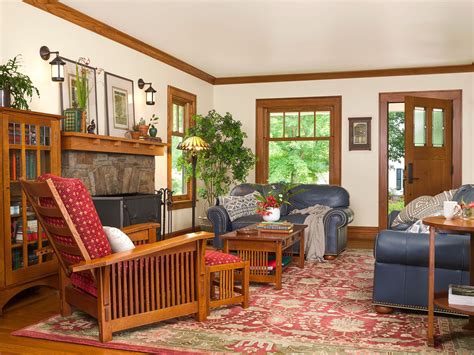 Craftsman Style Living Rooms Minimal Homes