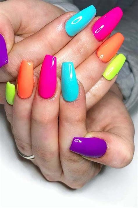 43 Colorful Nail Art Designs That Scream Summer Stayglam Nail