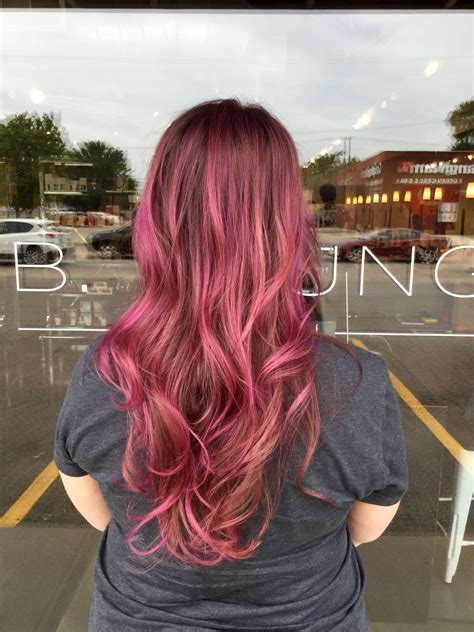 Pink Hair Pink Highlights Purple Highlights Beautiful Hair